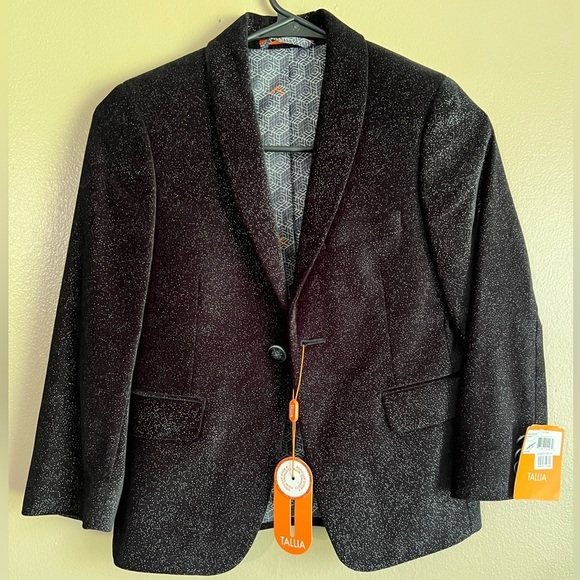 Tallia Black & Silver “Boka” Coat- size 8R
